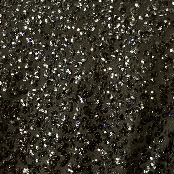 Black Sequin J Crew Long sleeve top - Picture 5 of 5